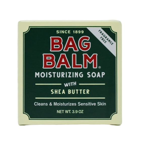 Vermont's Original Bag Balm Sensitive Skin Bar Soap, Shea Butter, 3.9oz