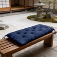 thumbnail image 4 of Outdoor Bench Cushion Waterproof Non Slip Tufted Bench Cushions for Garden Furniture Patio Lounger Porch Swing Outdoor Loveseat Pads 35x20 Inch, 4 of 4