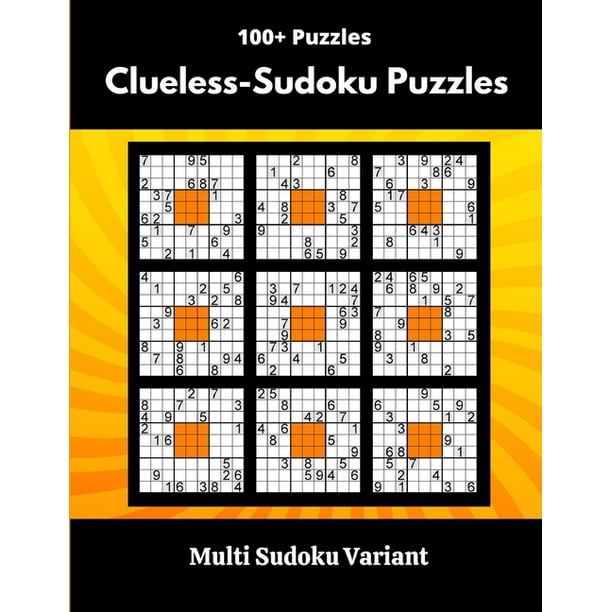 super samurai sudoku clueless sudoku puzzles multi sudoku variant paperback walmart com