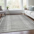 thumbnail image 5 of Dalyn Rugs Machine Washable Indoor/Outdoor Chantille Gray 8' x 10' Rug, 5 of 9