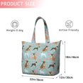 thumbnail image 4 of Cute Boxer Dog and Flowers Florals Travel Tote Bags for Women Carry On,Large Weekender Bags for Women Travel,Multi Functional Duffle Bag for Work,Shopping,Sports, 4 of 5