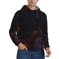 thumbnail image 2 of Saiise Five Nights At Freddy'S Men's Graphic Print Long Sleeve Drawstring Hoodie Pullover Sweatshirt-Large, 2 of 6