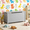 Gray, variant on Kids Wooden Toy Box Storage Chest with Safety Hinged Lid, Coffee Brown, Sturdy Organizer for Toys Books