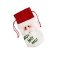 thumbnail image 1 of Injueey Funda para botella de vino con cordón de alce, de comedor de felpa, ropa de lentejuelas, decoración del hogar, bolsa de champán, Kits de decoración para fiestas Papá Noel Injueey HA068247-01, 1 of 6