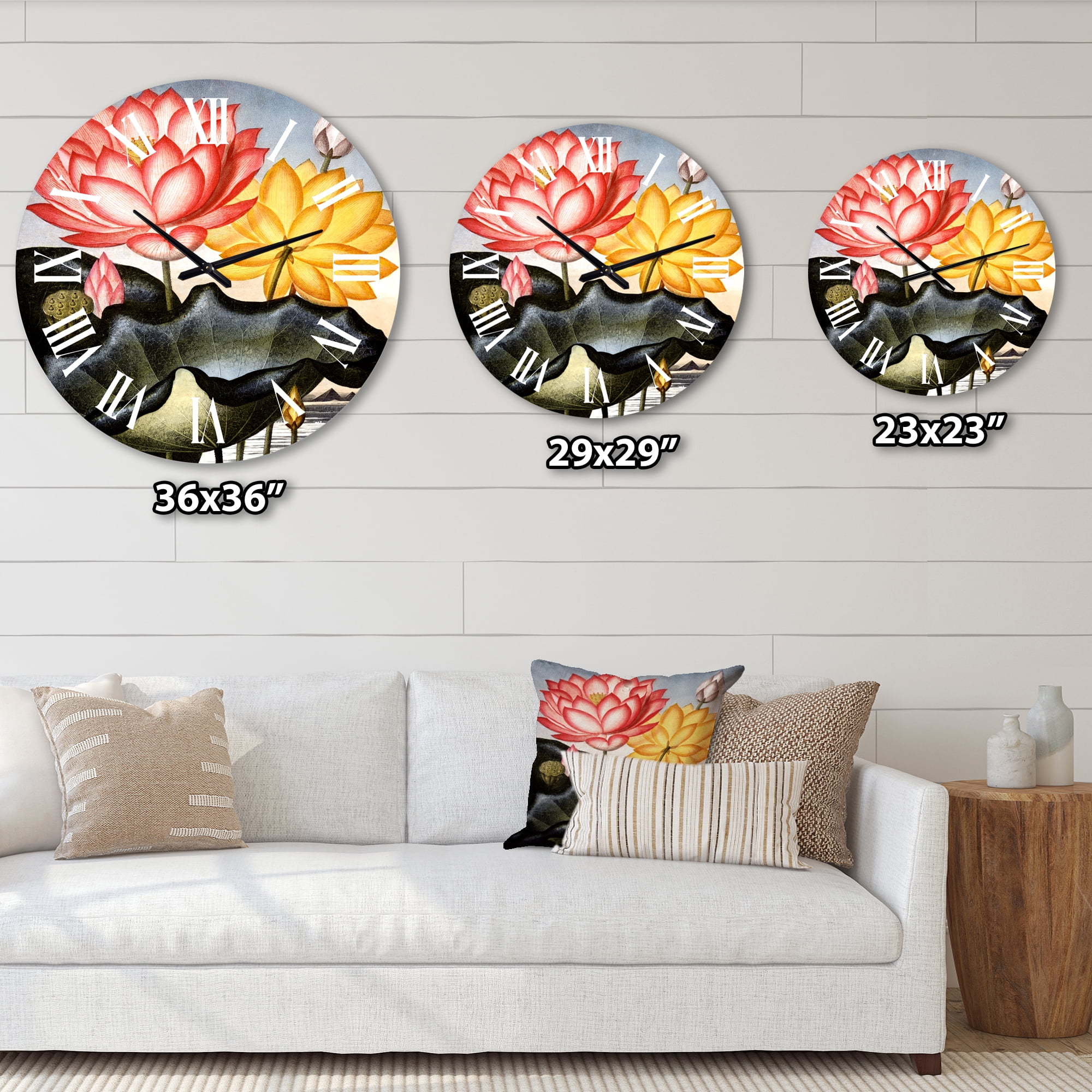 Designart 1 in Quartz Traditional Wall Clock