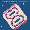 thumbnail image 2 of DAMAIE Magic Bean Rotating Cube Decompression Toy - Square Rotating Small Beads Puzzles Game for Exercise Brain - Fidget Toy IQ Magic Bean Toys[Red], 2 of 7