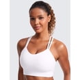 thumbnail image 4 of Top deportivo CRZ YOGA Butterluxe con doble tirante cruzado blanco XL, 4 of 5