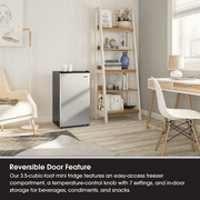 Magic Chef New 18.5 inch Width 3.5 Cu. ft. Compact Refrigerator with Single Door
