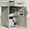 thumbnail image 3 of Farmhouse 47" Executive Desk, Computer Desk with Drawers and Storage Cabinet, Workstation Computer Desk for Study and Home Office., 3 of 8