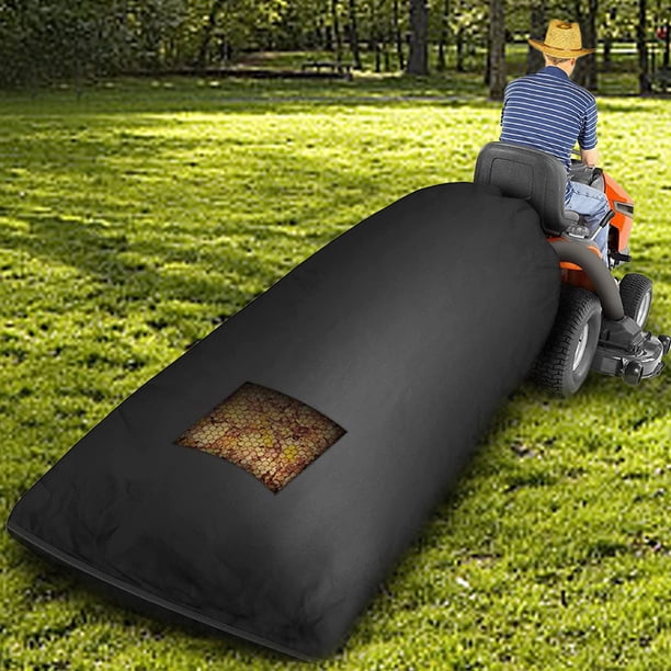 Bolsa de limpieza de hojas de jardín de 78,7x51,2 pulgadas, tela Oxford 420D para cortadoras de césped