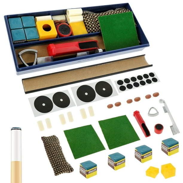 Threns Billiard Cue Repair Kit Professional Portable Billiard Cue Tips
