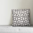 thumbnail image 2 of Creative Products Ink Rings in Black 16x16 Spun Poly Pillow, 2 of 2