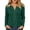 #01 Army Green, variant on Women's Pintuck V-Neck Button Blouse, Long Sleeve Pleated Top, Casual Work Shirt for Office Daily Leisure, Army Green M