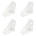 thumbnail image 1 of Visland 4 Pcs Équerres d'Angle Droit en Acier Laminé à Froid Équerres de Coin Renforcement en Acier à 90 Degrés Connecteurs de Meubles Résistants à la Rouille, 1 of 8