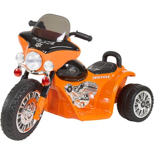 3 Wheel Mini Motorcycle Trike for Kids, Battery Powered Ride on Toy by Rockin’ Rollers Toys