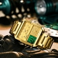 thumbnail image 3 of Mens Stylish Quartz Watch - Extra Large Dial for Easy Reading - Multifunctional Settings - Trendy Cool Design - Precise Timekeeping, 3 of 10