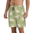 thumbnail image 2 of Goofa Cute Rabbit And Flower Printed Mens Swim Trunks Summer Quick Dry Short Beach Swimwear Bathing Suits-XX-Large, 2 of 9
