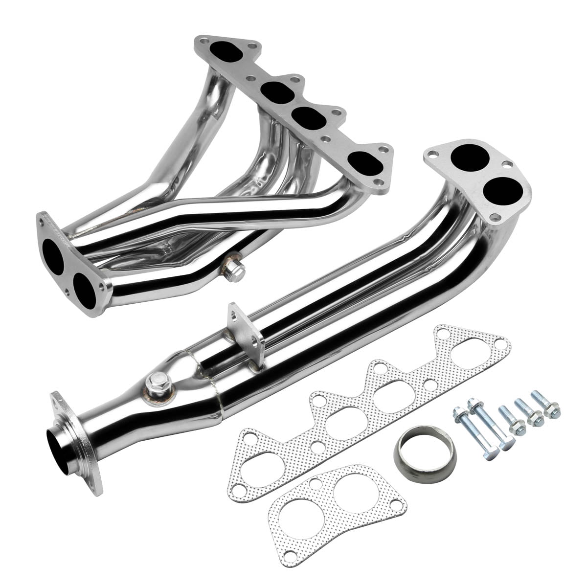 DNA Motoring HDS-HA03-L4 Stainless Steel Exhaust Header Manifold for Honda Accord 