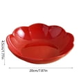 thumbnail image 3 of ERK 1Pcs Plateau de Service de Mariage Plateau de Fruits Rouges Plateau Rond Plats à Collation pour l'Hospitalité du Voisin et les Réunions de Fête, 3 of 5