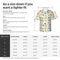 thumbnail image 5 of Goofa Dinosaur Hawaiian Shirt for Men, Unisex Summer Beach Casual Short Sleeve Button Down Shirts,Aloha Tropical Floral print shirt-Small, 5 of 6