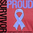 thumbnail image 3 of CafePress - Proud Survivor Esophageal Cancer Men's Deluxe T - Mens Tri-blend T-Shirt, 3 of 4