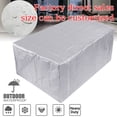 thumbnail image 2 of Cubierta de muebles de exterior de tela oxford 210D impermeable y a prueba de polvo protector solar negro plateado Sincero  Hogar, 2 of 6