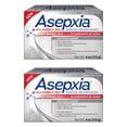 thumbnail image 1 of Asepxia Jabón en barra para tratamiento del acné de limpieza profunda con bicarbonato de sodio y 2% de ácido salicílico, 4 onzas, paquete de 2, 1 of 3