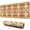 Brown Ethnic Geometric, variant on Long Mouse Pads for Desk,Brown Ethnic Pattern Desk Mats on Top Of Desks, Desk Mouse Pad Extra Large with 3mm Non-Slip Base and Stitched Edge for Gaming,Office,Work,Home 31.5"x11.8"