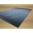 thumbnail image 2 of Hand-tufted Wool Blue Transitional Abstract Horizon Rug, 2 of 3
