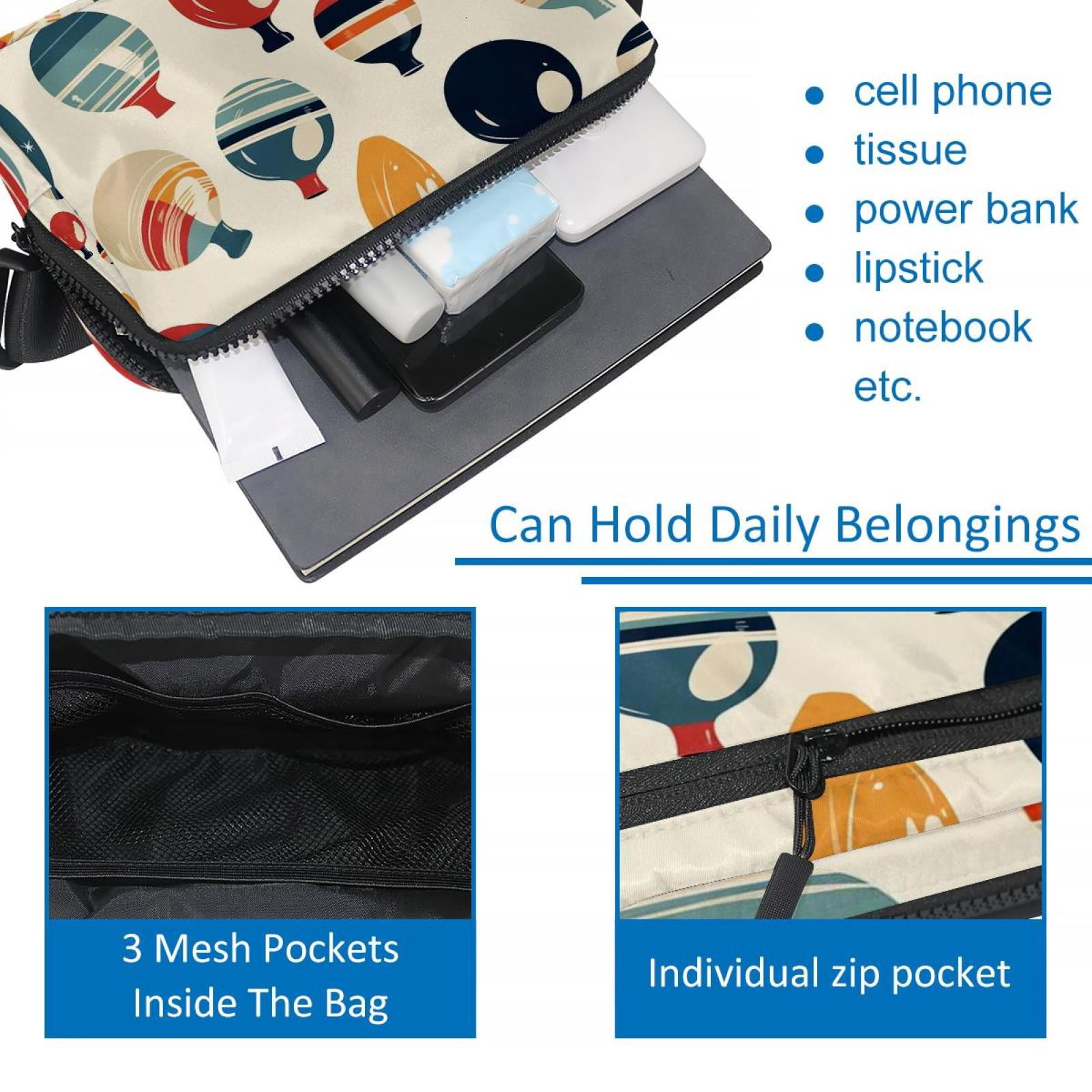 Bowling Lightweight Adjustable Running Belt Waist Bag with Extension Strap - Unisex