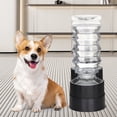 thumbnail image 3 of RIZZARI 8L Raised Automatic Pet Waterer - Gravity fed Stainless Steel Water Dispenser, 100% BPA Free, Large Capacity Feeder for Cats and Medium to Large Dogs, 3 of 7