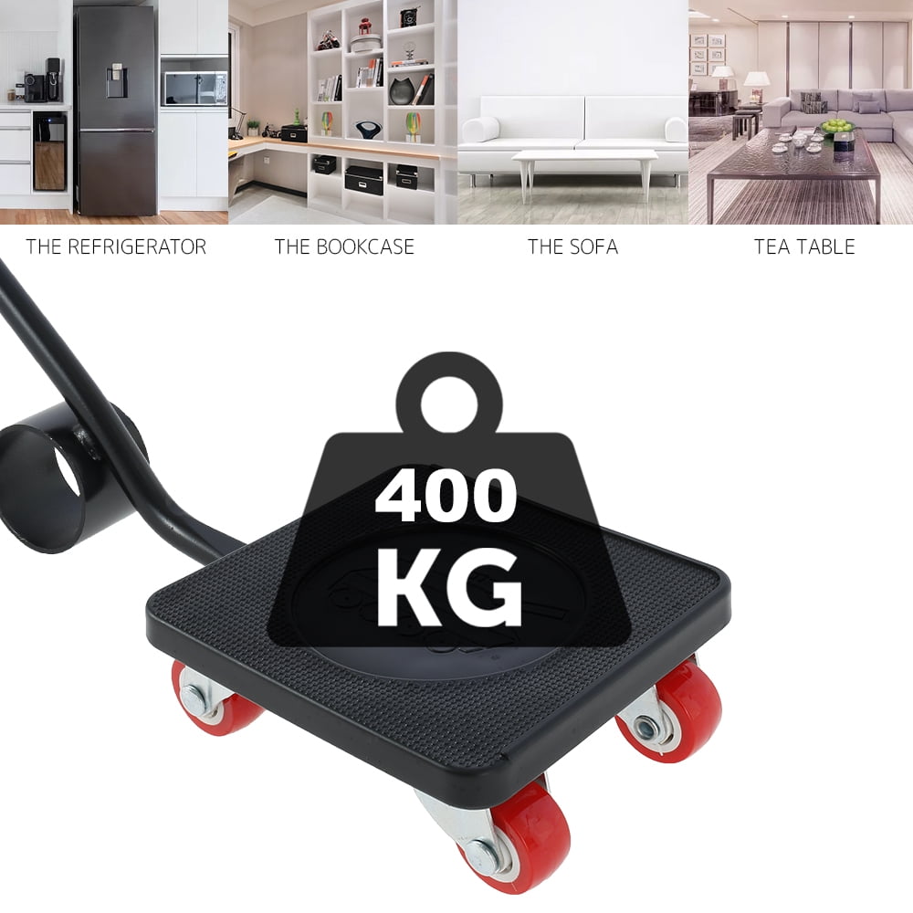 NKTIER Furniture Lifter Mover Tool Set 400KG Heavy Duty Furniture Lifter with 4 Sliders Large Furniture 360 Degree Rotatable Pads Kit for Sofas Refrigerators Carpet Hard Floors Couches