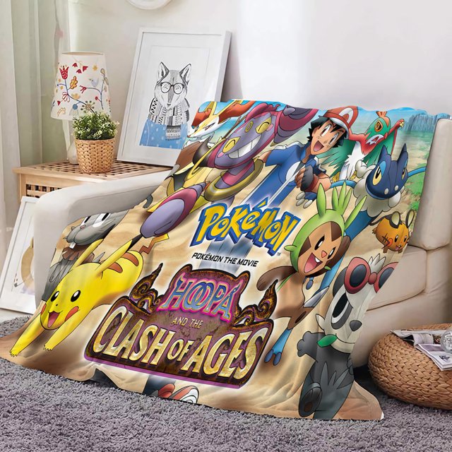Baokemeng Flannel Blanket, Cartoon Blanket, Super Soft Blanket, 3D Printing, Suitable For Sofa And Living Room-HAPDEN