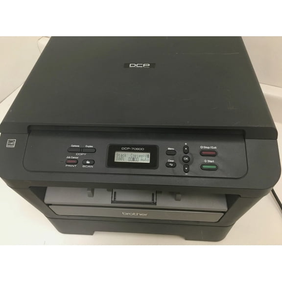 Restored Brother DCP-7060D Laser Copier Printer 7060, Sold Without Manufacturer Warranty