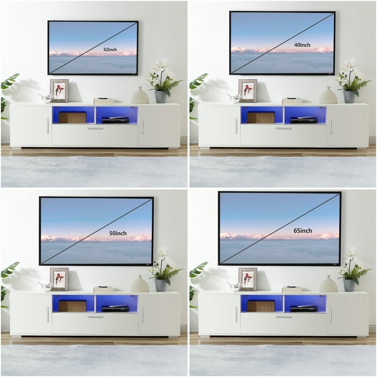 Buy Fenily TV Unit in White Finish for TVs up to 65\ at 20% OFF by bluewud