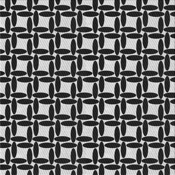 Ahgly Company Indoor Square Patterned Silver Gray Novelty Area Rugs, 3' Square