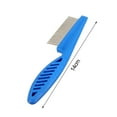thumbnail image 6 of Pet Narrow Nit Comb Dog Massage Comb Hair Grooming Close Brush Hair Tooth Fleas Pet Car Cleaning Pet Combs S2z4 Tools K7T5, 6 of 9