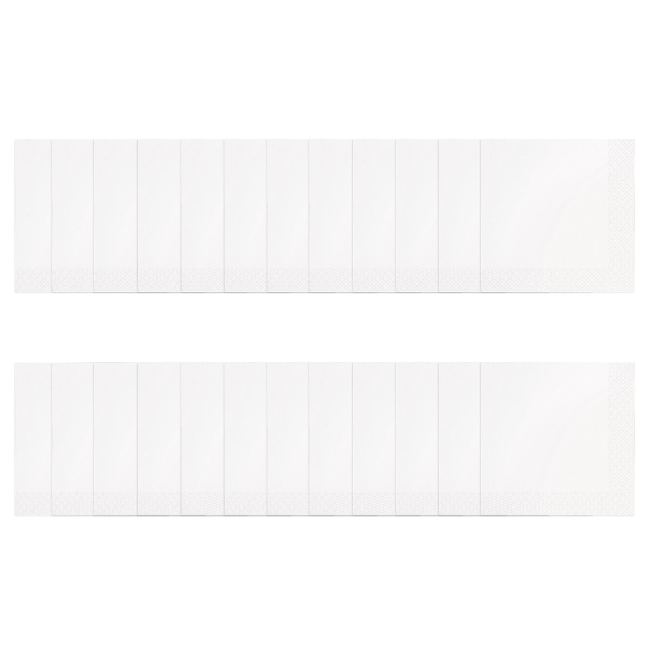 24CT 6.5IN x 6.5IN White Disposable Paper Napkins by Way To Celebrate