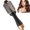 Gray, variant on Morfone 3 Jumbo Barrel Curling Iron Wand 22mm Hair Waver Temperature Adjustable Ceramic Big Waves Hair Crimper (Gold)