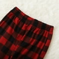 thumbnail image 6 of Sinhoon Family Clothes Christmas Matching Holiday Outfits Set Mommy Me Classic Plaid Merry Christmas Shirts+Pants Set, 6 of 7