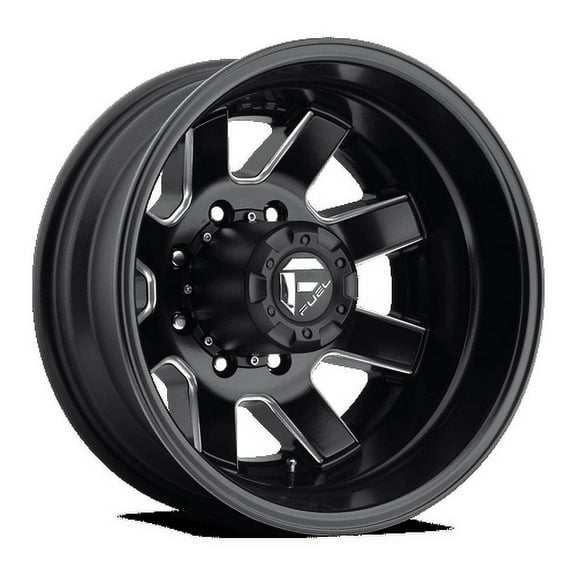 Fuel 1PC Aluminum Rim D538 MAVERICK 17X6.5in Matte Black Milled Finish, D53817659330
