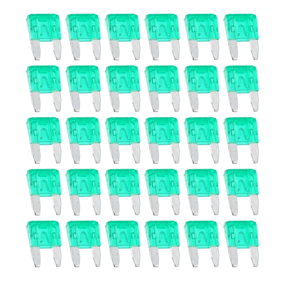 Unique Bargains 30pcs Small Blade Style Fuses 30A Blade Style Fuses Replacement for Automotive Car Boat Truck SUV