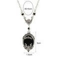 thumbnail image 5 of Jiaroswwei Vintage Pendant Necklace Exquisite Gothic Halloween Bat Necklace for Party, 5 of 8