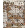 thumbnail image 1 of Ahgly Company Machine Washable Indoor Rectangle Abstract Tan Brown Area Rugs, 8' x 12', 1 of 7