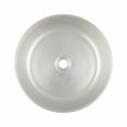 thumbnail image 3 of Native Trails PML1616-MW Precious Metals Bliss 16" Circular Fireclay Vessel Bathroom Sink, 3 of 7