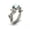 Leaf, variant on Alloy Ring with Diamond Crystal Exquisite Design for Special Occasions and Everyday Timeless Elegance Ring Durable Statement Fashion Jewelry