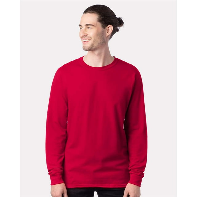 Hanes T-Shirt à Manches Longues Essential-T