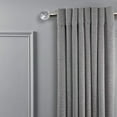 thumbnail image 3 of Linen Avenue Clear Acrylic Double Window Curtain Rod Set, 48 to 86-inch, Polished Nickel, 3 of 4