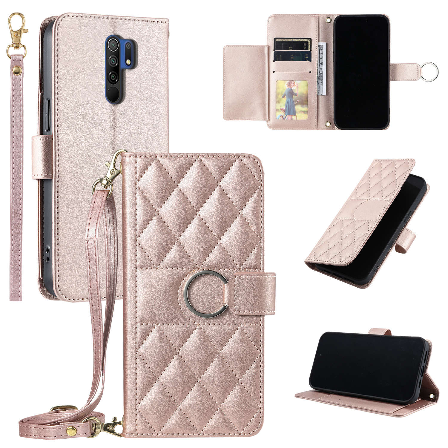 For Redmi 9 Power 9T 9 9Prime 9A 9AT 9i 9C Phone Case Wallet Case with Card Holder Magnetic For Redmi 9 Leather Phone Cases