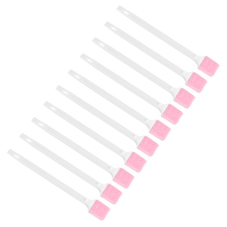 

Uxcell Flannel Cleaning Scrub Gap Corner Disposable Crevice Brushes Pink 20Pcs
